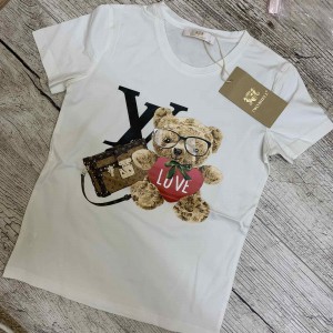 Футболка с принтом белый оттенок Футболка с принтом белый оттенок