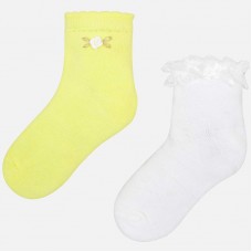 Практичный набор из двух пар носков для девочки